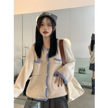 HQINT 여자 니트 긴팔 니트티 가을 봄 겨울 여자니트 오버핏 여자니트티 루즈핏 긴팔티 단추 데일리 사계절 기본 빅사이즈 ZA-61201