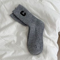 럭셔리 여성 양모 양말 겨울 두꺼운 캐시미어 캐주얼 단색