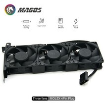 GPU 그래픽 카드 보조 쿨러 팬 2팬 3팬 3핀 4핀, 04형3팬 MOLEX4핀_참조 | 참조