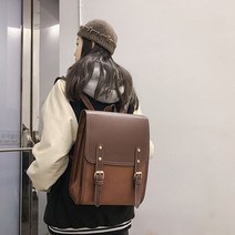 여성가죽백팩 여학생백팩 가벼운 사첼백팩