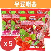 오키오 스트로베리 구미 젤리 100g x 5팩