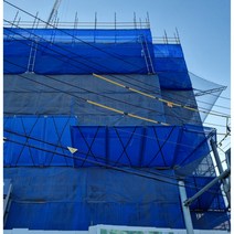 방염 PVC수직망 메쉬망 비계망 멀티망 PVC수직보호망 (1.87M x 20M), 와인