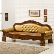 경성 흙돌침대 라이프 홍맥반석 카우치소파, 단품