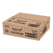 진수성찬 고양이 캔 4가지맛 80gx24개/1박스, 참치+연어