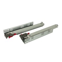 퀸넥스- SUNJIN 30kg 댐핑 언더 레일 가구 서랍 슬라이딩 서랍장, 댐핑언더레일 400mm