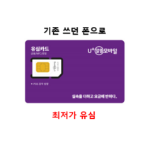 인스모바일 LG U+ 후불 유심 알뜰폰 요금제 셀프개통