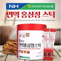 김포 파주 농협 홍삼 정 6년근 스틱 + 쇼핑백 포함 (사은품 증정) KOREAN RED GINSENG, 2박스(200포)