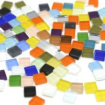 모자이크 사각 타일 100g 약120개
