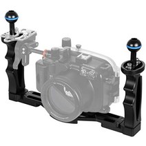 Yamart 수중 카메라 하우징 고정용 암 시스템 그립 베이스 세트 스쿠버 다이빙 대응 메이커(GoPro Olympus Canon Nikon Sony) 색:블랙