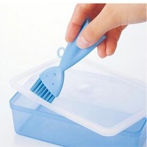 밀폐용기 뚜껑 틈새 구석 청소 부러쉬 주방솔 인테리어 이사선물 자취생 원룸, 그린, 1개