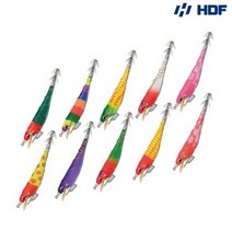 해동조구사 한치라이브 베이트 주니어(FE-1795) 이카메탈 무늬오징어 삼봉에기 생미끼에기 제주갑오징어, 4번