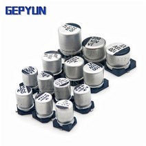 자동차 슈퍼 캐패시터SMD 6.3V 10V 16V 25V 35V 50V 알루미늄 전해 콘덴서 1 미크로포맷 Gepyun 22 33 47, 08 16V100UF 10PS