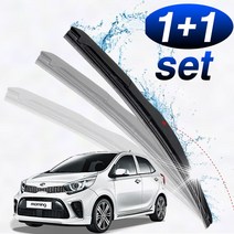 PGM1*^몰올뉴모닝17이후 와이퍼 600mm350mm 세트 교체용 차량유리 고급 하이브리드 자동차용품 간편 앞유리 스포일러^*1췤pgm