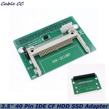 40 핀 암-50 수 CF 컴팩트 플래시 메모리 카드-수직 3.5 quot40 IDE 하드 디스크 드라이브 HDD SSD 어댑터