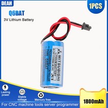 원격조정 리모컨 1PCS 100% CR17335SE-R 3V Q6BAT 리튬 이온 배터리 CNC 공작 기계 용 플매트 카펫 러그 포함 PLC 서보 CR17335