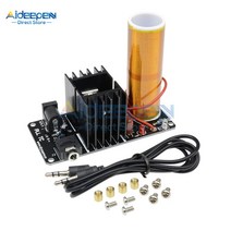 코일 스피커테슬라 코일 키트 DC 15-24V 15W 미니 음악 플라즈마 스피커 무선 전송 DIY 1 세트, [01] Finished product