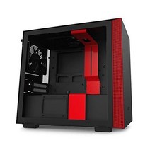 본체 케이스 NZXT H210 CAH210BBR MiniITX PC 게이밍, Black/Red_H210
