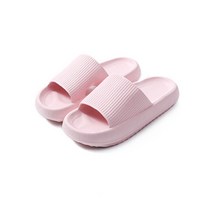 키높이 층간소음방지 쿠션 거실화 거실 실내화 실내 슬리퍼 욕실화, 분홍