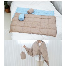 패딩담요 차량용담요 망토가능 무릎담요 블랭킷 다세코 구스다운