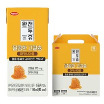 완전두유 고칼슘 아카시아꿀 190mlX16팩, 단품