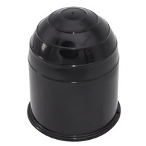 자동차 견인고리 견인볼유니버설 50MM 자동 토우 바 볼 커버 캡 히치 캐러밴 트레일러 보호, 01 BK