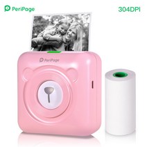 핸드폰사진인화기 사진출력기Peripage A6 304 인치 당 점 미니 사진 BT 프린터 포켓 마커 휴대 전화 안드로, 07 pink