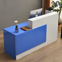 남쪽나무 매장 카운터 리셉션 데스크 계산대 상담테이블, 우측형, 길이 280cm 폭 60cm 높이 100cm, A07