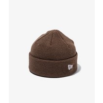 [빠른출고]/뉴에라 NEW ERA [무료반품] 와플 니트 숏 비니 브라운 KNIT WAFFLE SHORT BRN