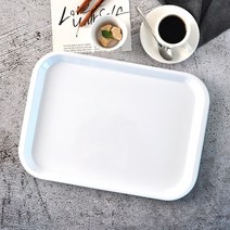 엔젤 멜라민쟁반 2호 식당 업소용 카페 흰색 플라스틱 화이트 트레이