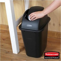 [러버메이드] 소프트휴지통 블랙 26L 380x270x520mm, 베이지