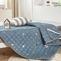 이불깔개 누빔 고정 침구 러그 퀸 매트, 졸음