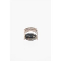 Ann Demeulemeester ANTIQUE 실버 OVAL CUT 밴드 링 151 0285 W 001 005