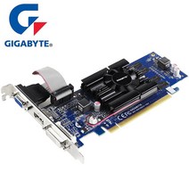 Gigabyte 기가 바이트 G 210 1GB 그래픽 카드 64Bit GDDR3 비디오 카드 nVIDIA Geforce GPU PC 게임용 오리지널 n210 G210 1G Dvi