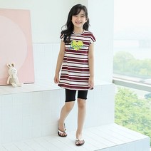 쿠키하우스 폴리쉬 골지 5부레깅스 블랙