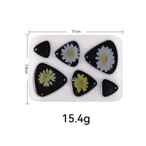 견고한 Polygon Oval Earrings Necklace Pendant Uv Epoxy Resin Mold DIY Keychain Backpack Silicone Jew, 07 7
