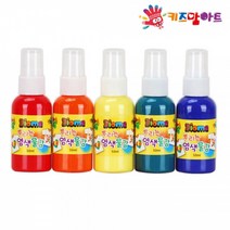 제이스토어 / 키즈맘아트 미술놀이 염색물감 뿌리는 x 세 50ml 5색, 본상품선택