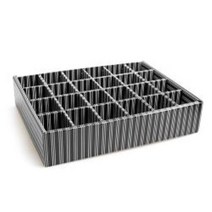 이케이박스 수납정리함, 속옷정리함 검정스트라이프, 3개입