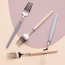 시에르 설렘 시에르 설렘 디너포크 2P, 베이지+스카이