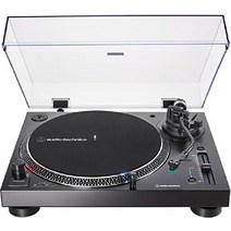 오디오 테크니카 AT-LP120XUSB-BK 다이렉트 드라이브 턴테이블(아날로그 및 USB) Audio-Technica, Black
