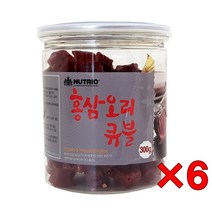 6개 뉴트리오 홍삼오리 큐블 300g