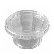 PH 투명소스통 + 뚜껑 6cm x 3cm, 50개입, 6개