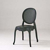 엔틱의자 북유럽 카페 다이닝 식탁 빈티지 PU체어, 블랙
