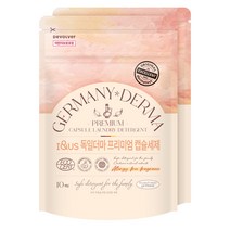 아이앤어스 독일더마 프리미엄 캡슐세탁세제 10개입 (알러지케어 순한세제 중성세제), 2팩