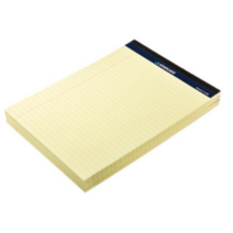 포핀스트레이딩 리갈패드 A4 50매, 옐로우, 3개