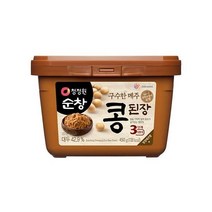 청정원 만능소스 순창 구수한 메주 콩된장 3단계 얼큰한 국물요리 450g 풍미 자취음식, 1개