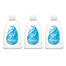QV 이고 큐브이 호주 베이비 바스 오일 250ml 3개 Baby Bath Oil