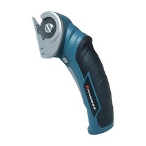 전지가위 다목적가위 충전식 무선 전기 커터 전단 가위 카드보드 가죽 패브릭 스크랩북 카펫 재봉 시어, 04 Blue