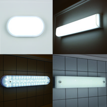 LED 욕실등 화장실등 방습 방수 직부 조명 15W 20W, 1구 스위치