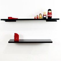 로아공방 맞춤제작 벽걸이선반 모던한 공간활용, ROA0006, 브라운스트라이프