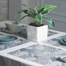 스페인 타일 패턴 방수 테이블매트 45x33cm - 5type (아다마알마) 달빛스토어, 비다 믹스